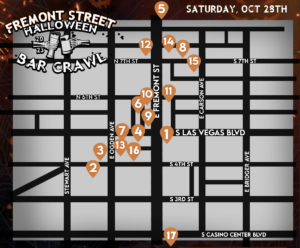 Halloween Fremont Scavenger Map Saturday